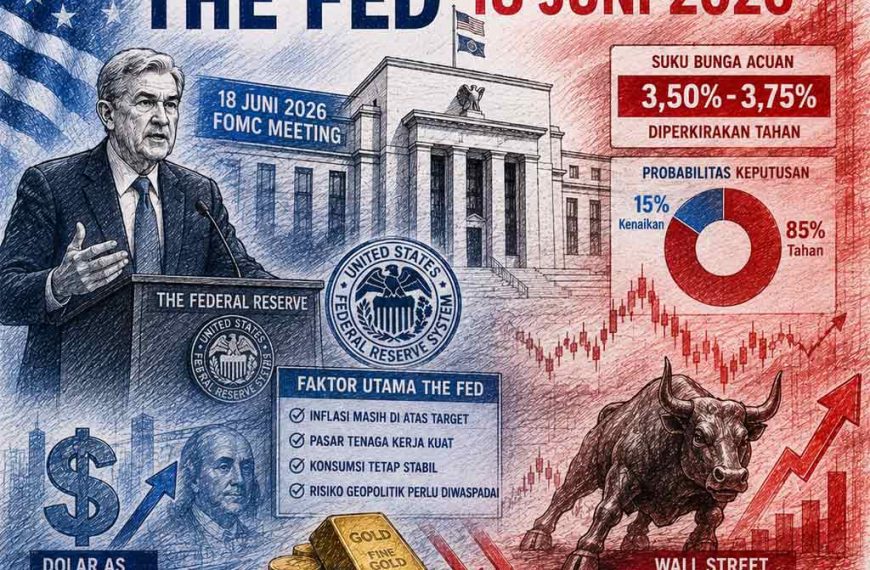 Opini TC FX: The Fed Diperkirakan Tahan Suku Bunga 18 Juni 2026, Namun Risiko Hawkish Masih Tinggi