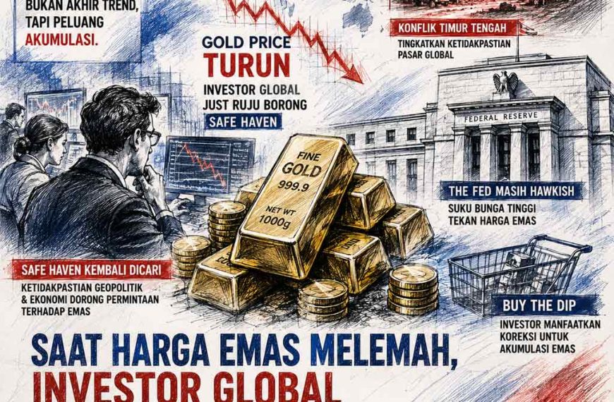 Saat Harga Emas Melemah, Investor Global Justru Mulai Borong Safe Haven